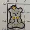 Adesivos de Etiqueta Mini Fofos, Estampas de Transferência Térmica, Patches de Tecido Autoadesivos Coloridos de Desenho Animado para Roupas, Artesanato Feito à Mão de Cachorro Pequeno Pet