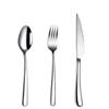 Juego de Tres Piezas de Cubiertos Occidentales de Acero Inoxidable 304 Engrosado para Bistec, Tenedor y Cuchara, Suministros Nórdicos para Hotel, Regalo Celebrado en Internet