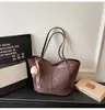 Bolso Tote de Moda, Bolso de Mujer Estilo Universitario, Bolso de Hombro de Gran Capacidad, Nuevo Estilo Primavera 2026 para Mujer, Bolso de Hombro Sencillo para el Trabajo