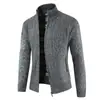 Item Popular de Comércio Exterior Amazon Transfronteiriço Suéter Masculino de Tricô Grosso Gola Alta Suéter Grosso Cardigã Jaqueta Masculina Aliexpress
