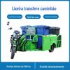 Fabricante Fornece Caminhão Elétrico de Saneamento, Caminhão de Transferência de Lixo em Corrente de Três Rodas/Seis Tambores de Nova Energia