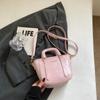 Bolso Cubo Sencillo para Mujer, Bolso de Mano de Moda Estilo Coreano, Nuevo Modelo Verano 2026, Bolso Versátil de Gama Alta Nicho para Mujer