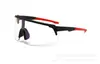 Gafas Deportivas Deportivas de Medio Marco para Ciclismo de Nuevo Producto Transfronterizas Gafas para Correr Gafas de Sol Coloridas Lentes con Recubrimiento al Vacío Lente Integrada