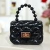 2024 Novo Handmade Patch DIY Mini Small Bag Chain Crossbody Bag Bolsa Feminina Criança Coin Bolsa Jelly Bag