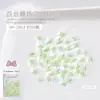 Acessórios para Nail Art: Pétalas e Folhas de Lírio de Resina 3D, Flores de Lírio de Cinco Pétalas, Decorações de Unha Usáveis, 50 Peças
