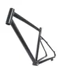 Quadro de Bicicleta Gravel 700C, Quadro de Bicicleta de Estrada Gravel Off-Road, Quadro de Bicicleta de Estrada com Guidão Reto para Todos os Terrenos com Roteamento Interno de Cabos, Quadro e Garfo de Alumínio