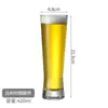 Taza Grande de Cerveza y Cola para Bar Vidrio Personalizado Hogar Espesado Taza de Cerveza Artesanal Celebridad de Internet Creativa Taza de Vino de Trigo