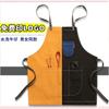 Avental jeans de cozinha restaurante café leite chá loja cabeleireiro pintura de unhas roupas de trabalho masculinas e femininas logotipo personalizado infantil