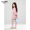 Camiseta súper linda de manga corta para niñas, nuevo modelo verano 2026, top de gatito de verano para niños, ropa de verano estilo coreano para niñas mayores