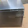 Caja de Herramientas Grande de Chapa de Hierro Caja para Llevar de Placa de Acero Inoxidable con Cerradura Caja de Almacenamiento Organizador Caja Vacía para Montar en el Coche