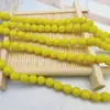 Vidrio de Cristal Fútbol Cuentas Redondas de Perlas Accesorios para Joyería DIY Bolsas Accesorios para Ropa Color Gelatina Cuentas de Tierra de 32 Caras