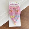 Colar de contas infantil transfronteiriço, pulseira, terno, desenho animado, lantejoulas, laço, grampo de cabelo, meninas, acessórios coloridos e doces, atacado