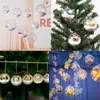 Venda Quente Transfronteiriça Bola de Plástico PS Bola Transparente Bola Acrílica Oca Transparente Bola de Decoração de Natal Bola Acrílica