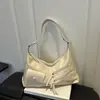 Bolsa Tote Transfronteiriça Estilo Retrô Europeu e Americano Casual para o Dia a Dia Bolsa de Ombro Grande Capacidade Simples Versátil Bolsa Texturizada Feminina