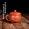 Conjunto de chá de areia roxa atacado de fábrica Caneca com tampa Tenglong estilo chinês antigo xícara de chá tigela de chá de grande capacidade xícara de chá