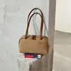 Bolsa de bowling esmerilada minimalista de nicho al por mayor transfronteriza 2026 nuevo bolso de gamuza bolso Boston bolso de mano bolso cruzado grande