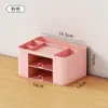 Porta-canetas Quadrado Caixa de Armazenamento Gaveta de Mesa Estilo Papelaria Estudantil Organizador de Mesa de Escritório