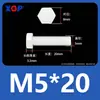 Varilla de Extensión para Tornillo M3M4M5M6M8M10M12 Plástico de Nylon Aislante Retardante de Llama Exterior Hexagonal