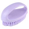 Escova de Sapato Manual Tipo D com Cabo com Cabo Plástico Multifuncional Escova de Limpeza Doméstica Escova para Lavar Sapatos Escova de Placa