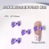 Acessórios de Nail Art de Liga de Zinco Coloridos com Pérolas Dopamina Borboleta Colorida Laço Colorido Macaron Tridimensional Venda Quente Transfronteiriça