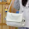 Bolso Cruzado Estilo Academia Alas de Ángel Suave Bolso Mensajero con Solapa Estudiante Chica Dulce Compras Estilo Dulce Fresco Bolso de Hombro Único
