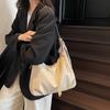Bolso Cruzado de Gran Capacidad Estilo Universitario para Mujer 2025 Nuevo Moderno Corea del Sur Bolso Tote Hombro Bolsa de Gran Capacidad