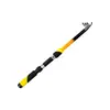 Sección Corta Portátil Pequeña Caña de Mar Carbono Telescópica Caña de Pescar Multicolor Opcional 44cm Ultraligera Dureza Caña de Pescar en el Mar