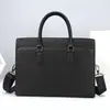 Bolso de mano de cuero genuino para hombre con cerradura de contraseña, bolsa para portátil de 16 pulgadas, maletín, abogado de negocios transfronterizos