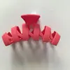 Pinza para el pelo grande de flor transfronteriza de Amazon, Pasador de mariposa con goteo de aceite, Pinza para el pelo colorida para la parte trasera de la cabeza, Pinza de tiburón