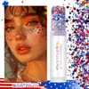 Bastón de Brillo Corporal para Festival de Carnaval Transfronterizo, Bastón de Brillo para Rostro, Sombra de Ojos con Brillo de Sirena, Maquillaje con Brillo Holográfico