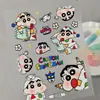 Adesivos Relevo Shin-Chan Desenho Animado 3D Criativo Shin-Chan DIY Caderno Capa de Celular Adesivos Versão Q
