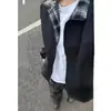 Chaqueta de entretiempo con retazos transfronteriza para hombre, nuevo diseño 2026, sin capucha, estilo callejero americano, chaqueta para pareja