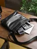 Bolso Cruzado Simple para Viajero, Bolso Mini de Cuero Genuino para Hombre, Bolso Pequeño de Piel de Vaca de Alta Gama, Bolso de Hombro para Caminar