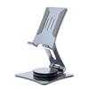 Soporte de Aleación de Aluminio Giratorio 360 grados para Teléfono Móvil, Plegable y Ajustable de Escritorio, Soporte de Acero al Carbono para Tableta, Modelo Portátil al por Mayor