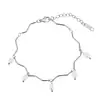Pulsera de acero inoxidable con circonita europea y americana, joyería de nicho de lujo ligero al por mayor, accesorio de mano no descolorante de oro de 18k para mujeres, adecuado para apilar