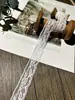 Ribete de encaje francés con cinta, accesorios decorativos hechos a mano estilo nórdico de poliéster para DIY, puños de ropa, cortinas y ribetes