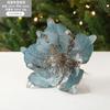 Nueva simulación de flores navideñas, flores secas, arreglos festivos, adornos de flores eternas de estilo europeo, decoraciones para árboles de Navidad.