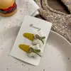 Horquilla Coreana de Estrella de Cinco Puntas Horquilla de Lazo Horquilla para Flequillo Lateral de Niña Pequeña Accesorios para el Cabello de Tela Lindos para Bebé