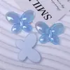 Parche de Mariposa de Acrílico de Color Degradado Estilo Coreano Hecho a Mano DIY para Funda de Teléfono Móvil, Adorno para Taza de Agua, Accesorios para Tocado y Pasador de Pelo