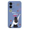 Para vivoiqooz9x Funda para teléfono todo incluido v2353a Funda protectora de moda Vovo iqooz9x Silicona suave