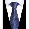Gravata Listrada Profissional de Negócios Masculina 8cm Gravata de Poliéster Personalizada Feita à Mão Gravata Masculina Fabricante de Gravatas Shengzhou