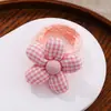 Série de Verão Laço de Cabelo Florido Laço de Cabelo de Rebanho Infantil Outono e Inverno Elástico de Cabelo Fofo de Desenho Animado para Coque Acessórios de Cabelo para Menina