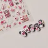 Nuevos Pegatinas para Uñas de Conejo Durazno Rojo Estilo Nuevo Relieve Lindos Postre Corazón de Durazno Rosa Pegatinas Adhesivas para Uñas Decoración para Teléfono