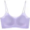 Nuevo Sujetador de Espalda Invisible de Seda Helada para Mujer 2025, Push-Up para Busto Pequeño, Sujetador Delgado de Verano Más Vendido