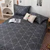 Sábana de una pieza invierno funda de edredón individual 1.5 metros dormitorio estudiantil estilo ins algodón lavado con agua pura funda de almohada individual juego de tres piezas