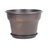 Maceta de plástico para uso doméstico, maceta grande de galón de resina engrosada de alta gama para suculentas, plantas verdes y bonsáis, adecuada para maceteros de balcón