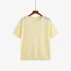 Camiseta de Manga Corta Fina con Pedrería y Cuello Redondo para Mujer Talla Grande Estilo Verano 2026 Ropa de Punto Holgada Casual para Chicas Gorditas 25023