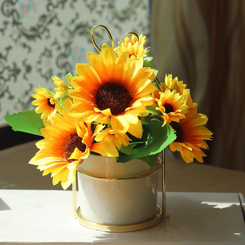 夏桔-太阳花+兔耳铁架