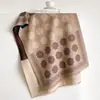 Cachecol Estilo Étnico Retrô Imitação de Caxemira para Mulheres, Xale Espesso Quente Jacquard Dupla Face Outono e Inverno, Aquecedor de Pescoço Externo Versátil