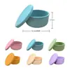 Taza de silicona de grado alimenticio para beber tazón de silicona vajilla para bebé lonchera para estudiante resistente a altas y bajas temperaturas caja bento lonchera de silicona
